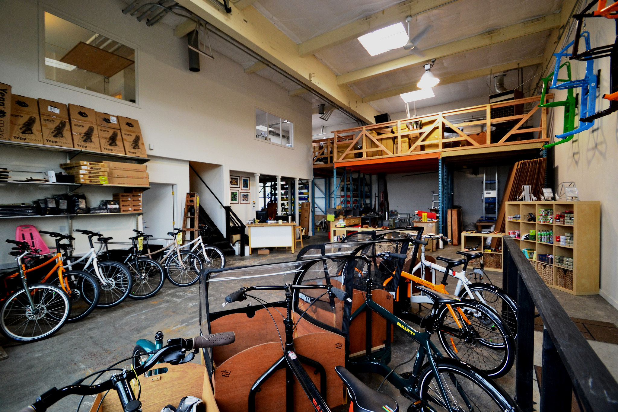 Custom bicycle store shop